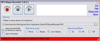 Mp3 skype recorder как пользоваться