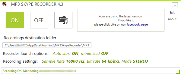 MP3 Skype recorder